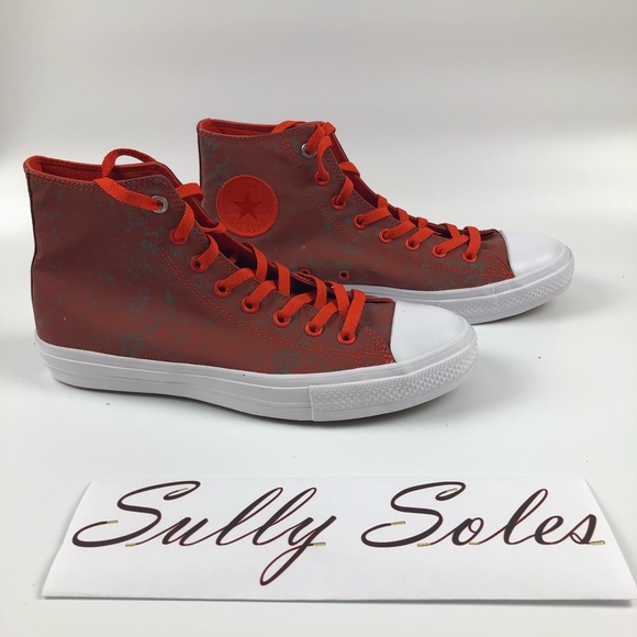Converse Other - Converse chuck Taylor hi orange/ signal red NEW